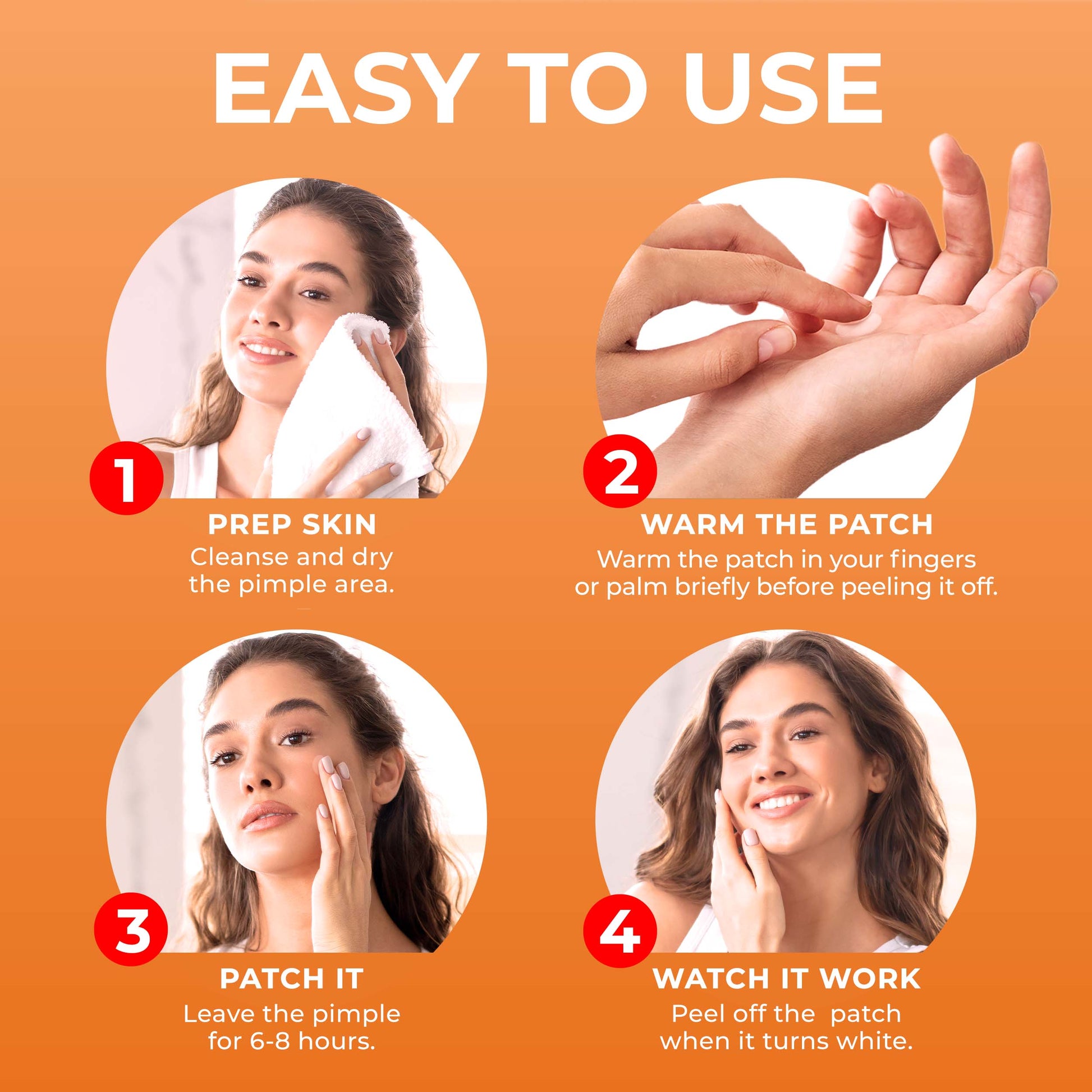 PATCHRX - SPOT PIMPLE PATCHES - HYDROCOLLOID - 120 PATCHES - 4